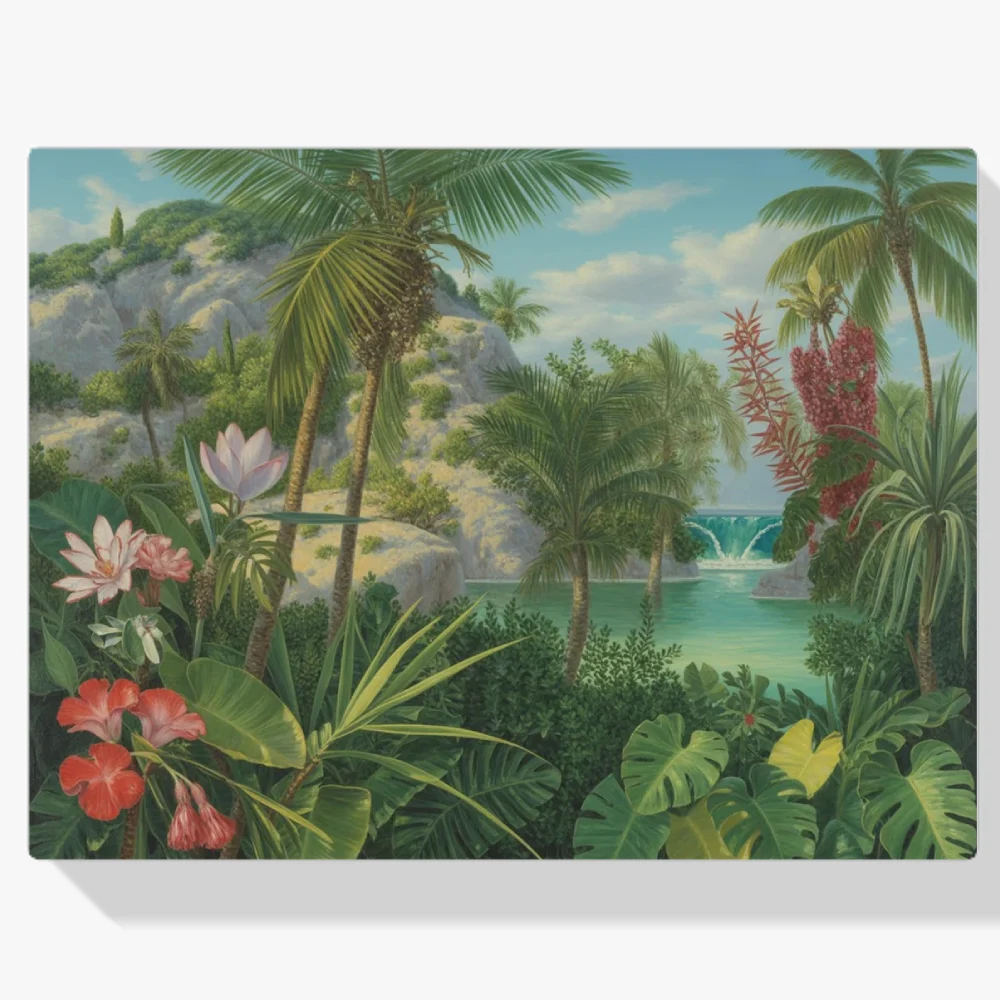 Pintura Diamante - Exuberantes trópicos