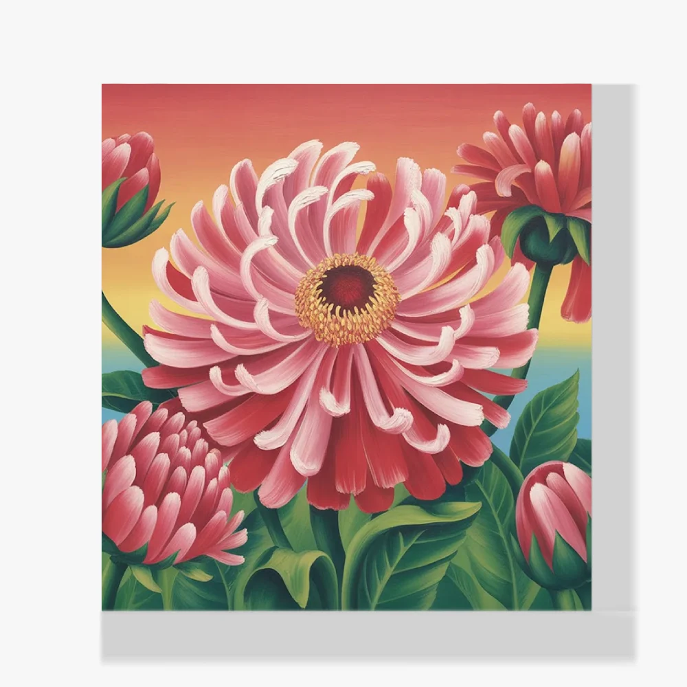 Mini Pintura Diamante - Flor de canícula