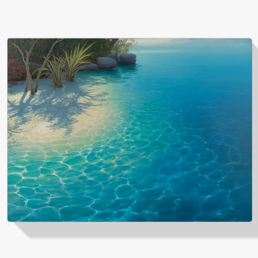 Pintura Diamante - Laguna Azul