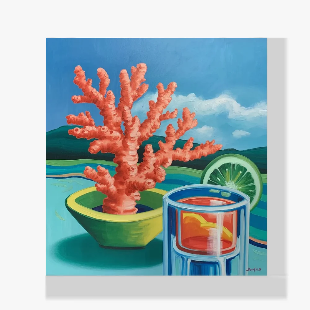 Mini Pintura Diamante - Sorbo de coral