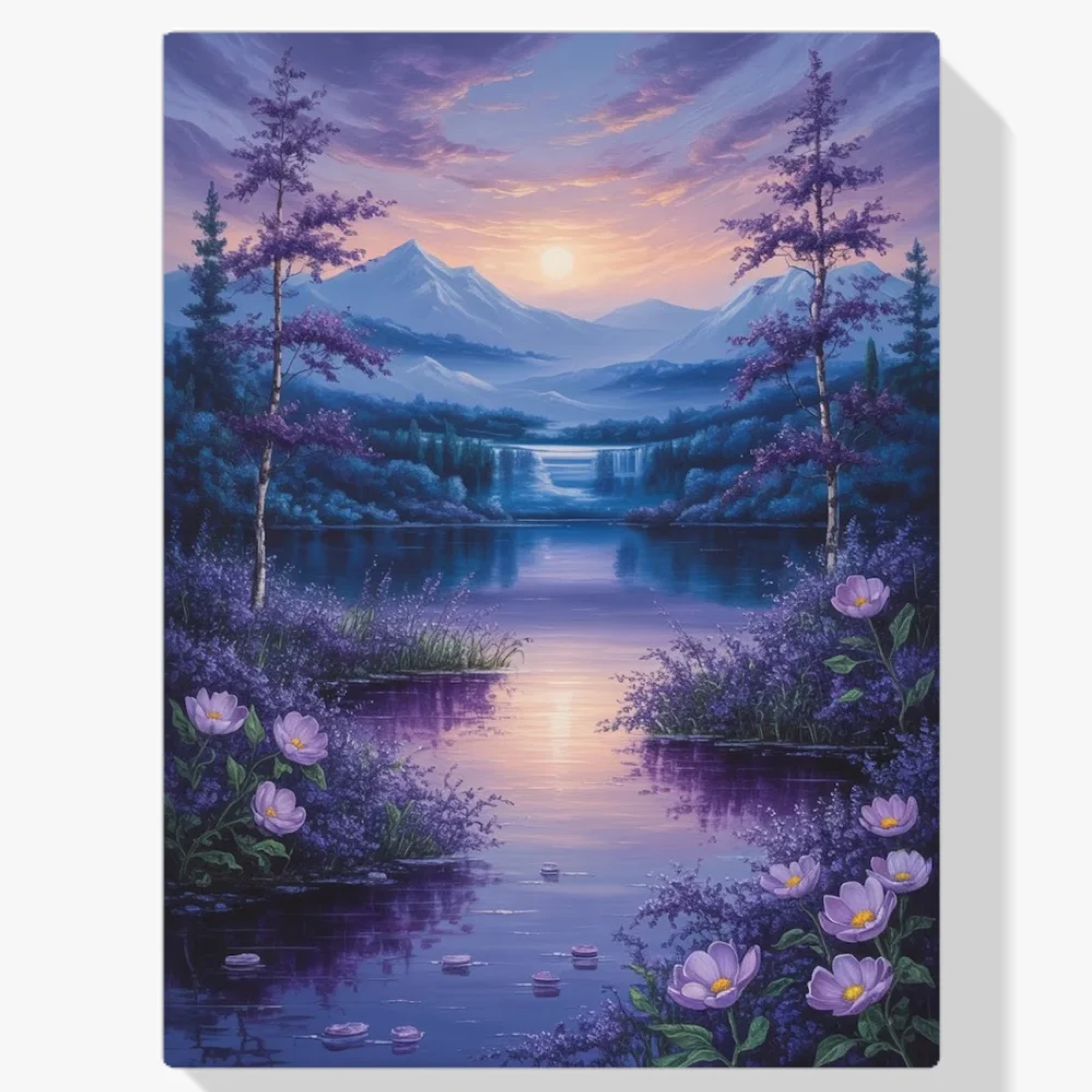 Pintura Diamante - Violeta Crepúsculo