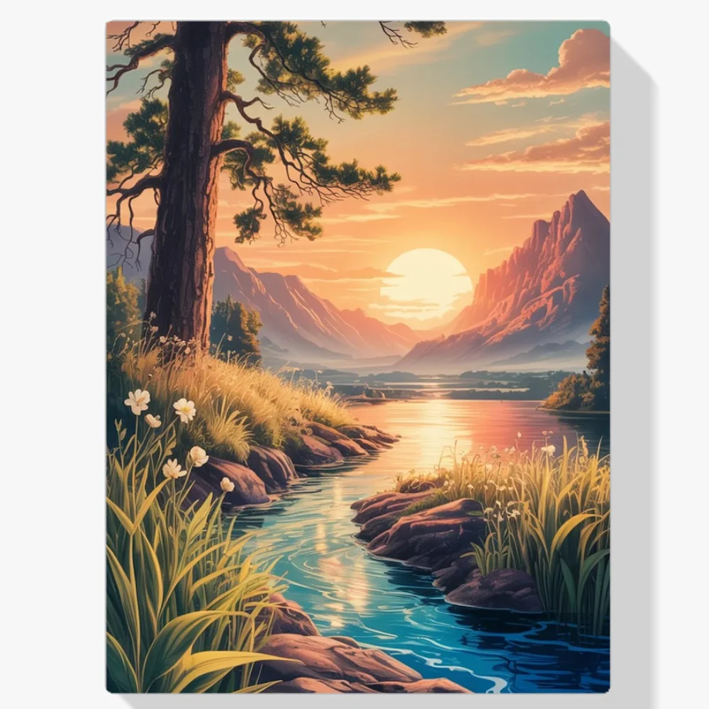 Pintura Diamante - Derretimiento solar