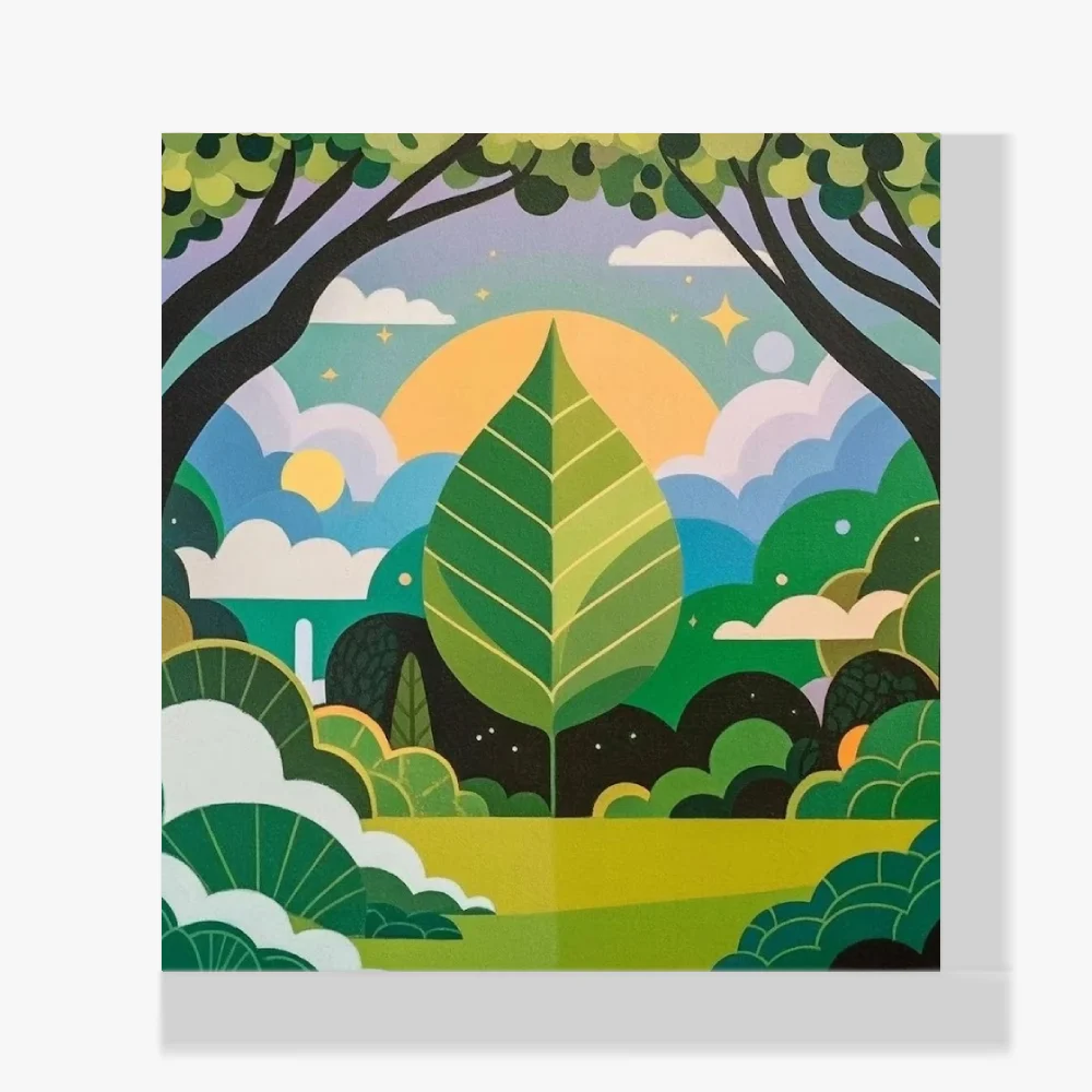 Mini Pintura Diamante - Hoja del cielo