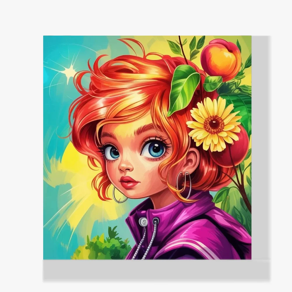 Mini Pintura Diamante - Musa del albaricoque