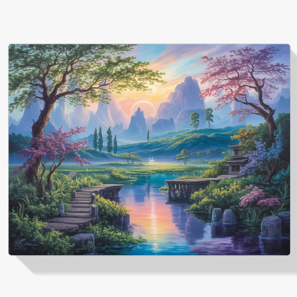 Pintura Diamante - Pantano del Resplandor