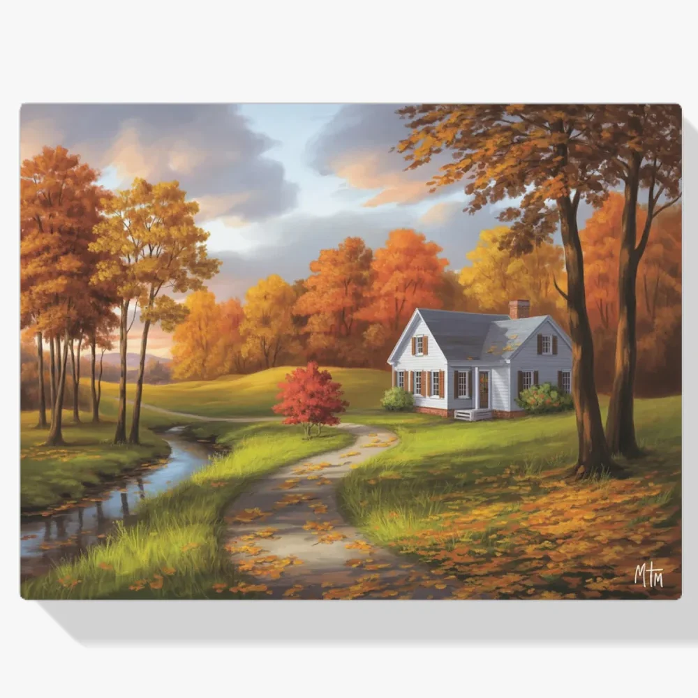 Pintura Diamante - Retiro de otoño