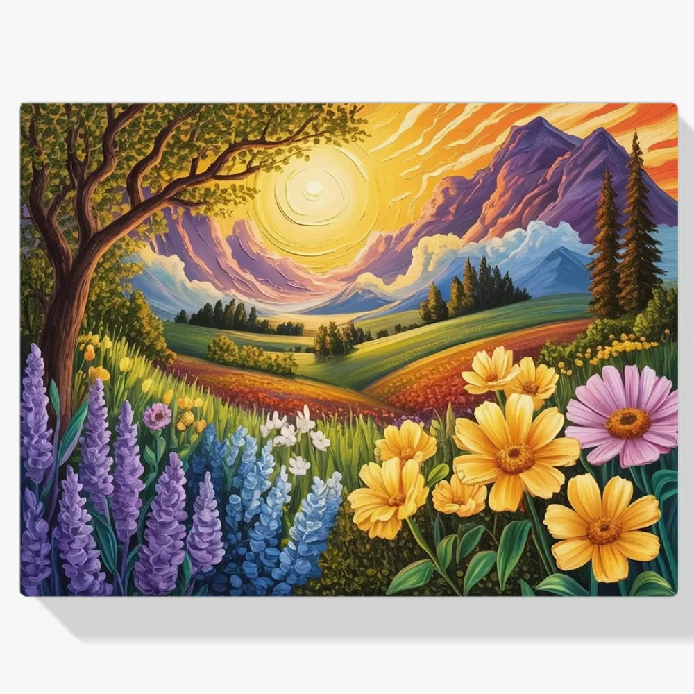 Pintura Diamante - Valle de la Niebla