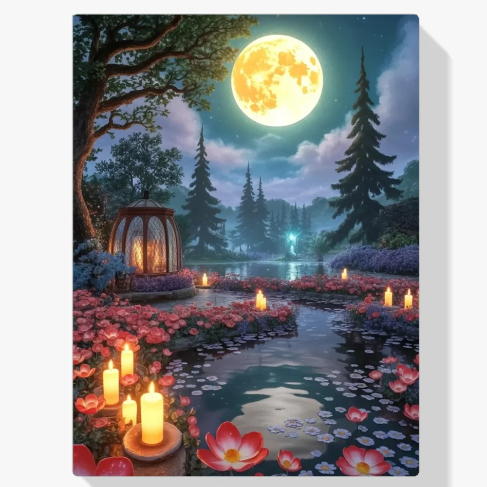 Pintura Diamante - Velo lunar