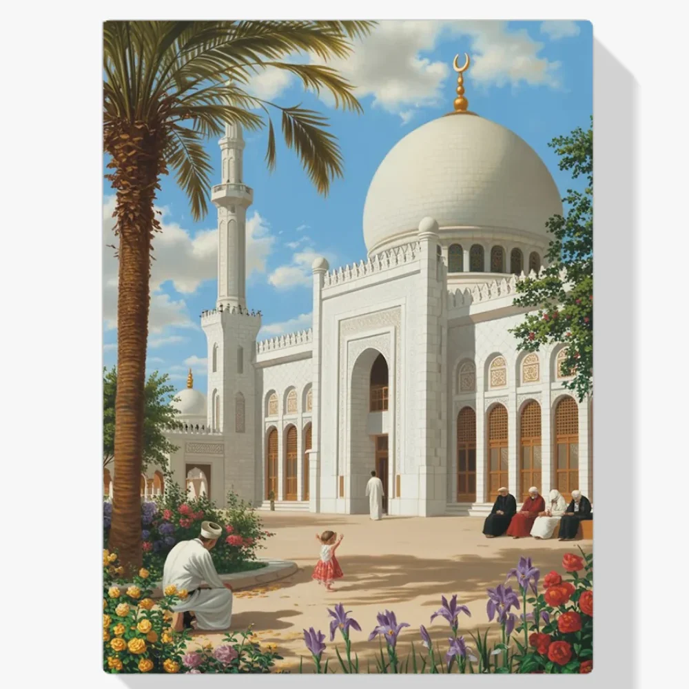 Pintura Diamante - Jardín de la Mezquita