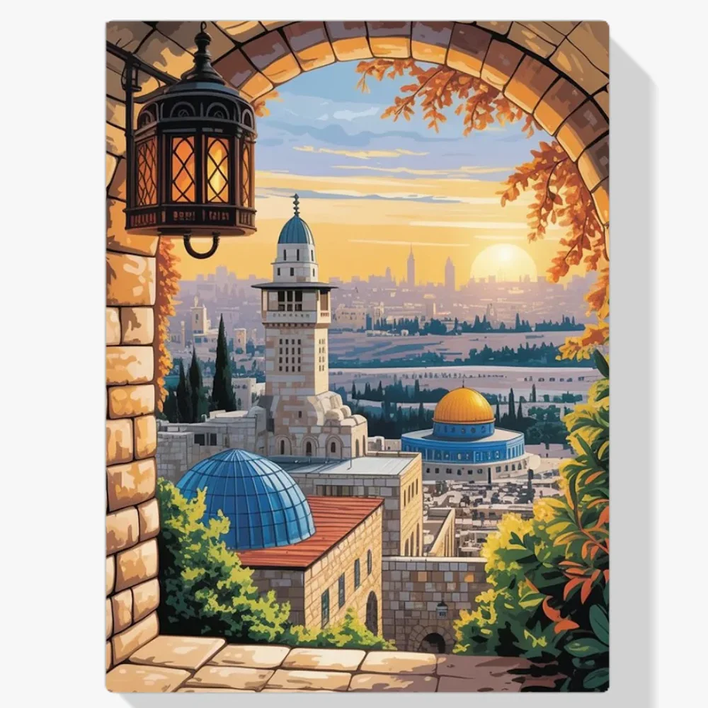 Pintura Diamante - La Ciudad Eterna