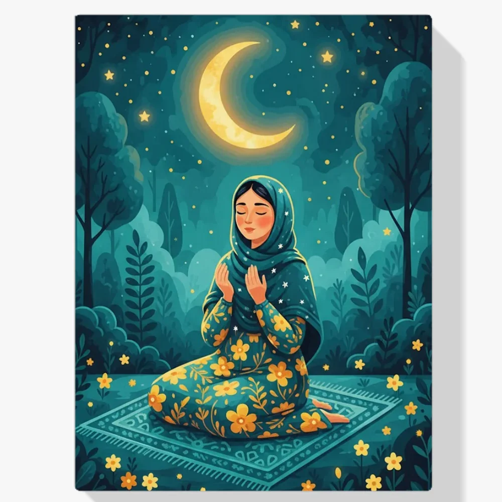 Pintura Diamante - Oración de Medianoche