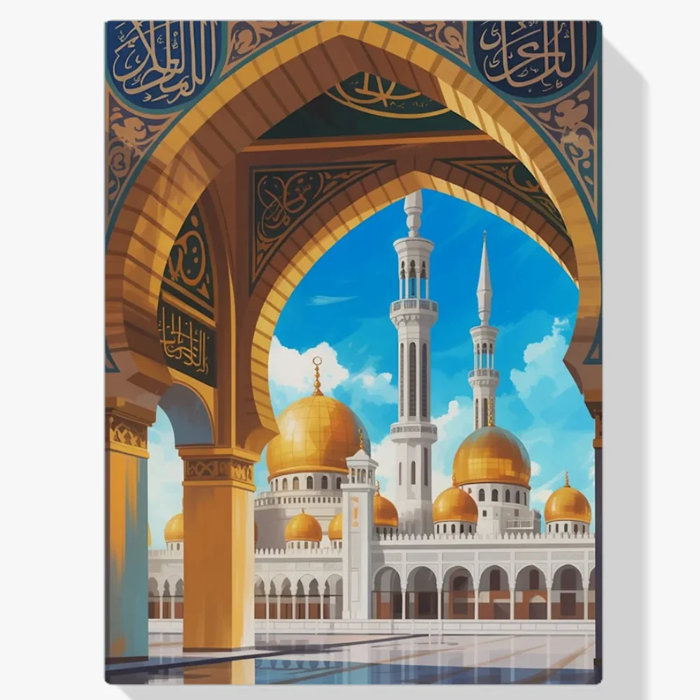 Pintura Diamante - Arcos Dorados de Zayed