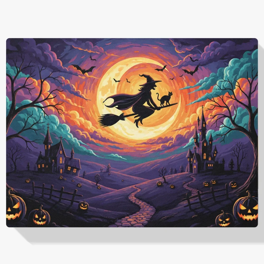 Pintura Diamante - El vuelo de la bruja