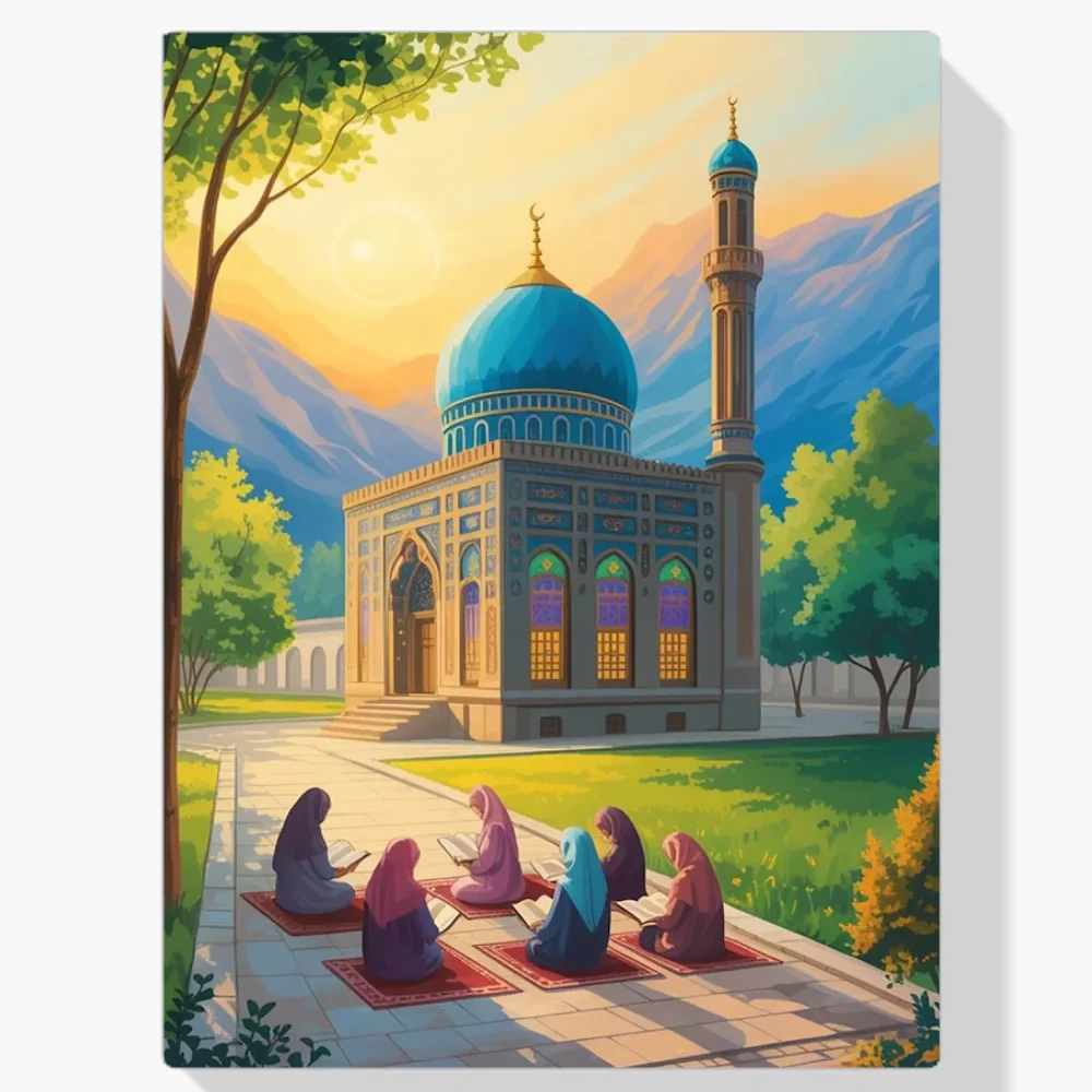 Pintura Diamante - Iftar en la Mezquita