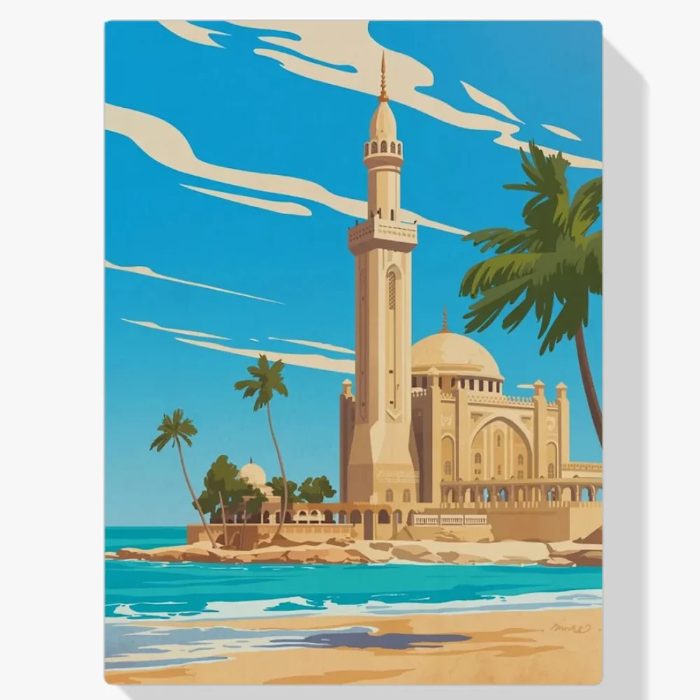 Pintura Diamante - Mezquita Costera