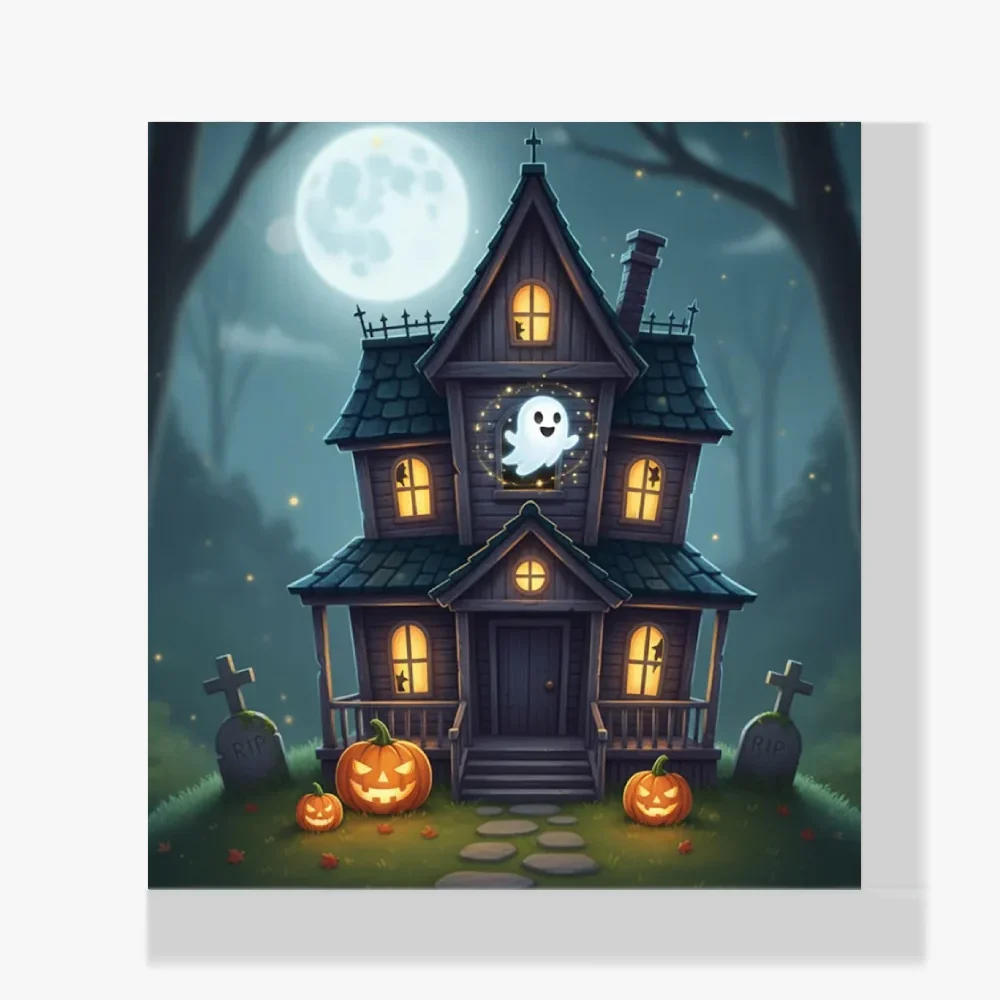 Mini Pintura Diamante - Mini casa encantada