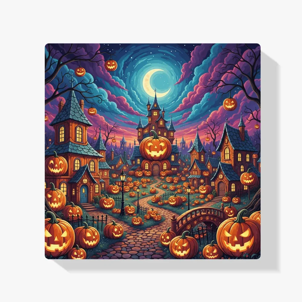 Pintura Diamante - Pueblo de Jack-O'-Lantern