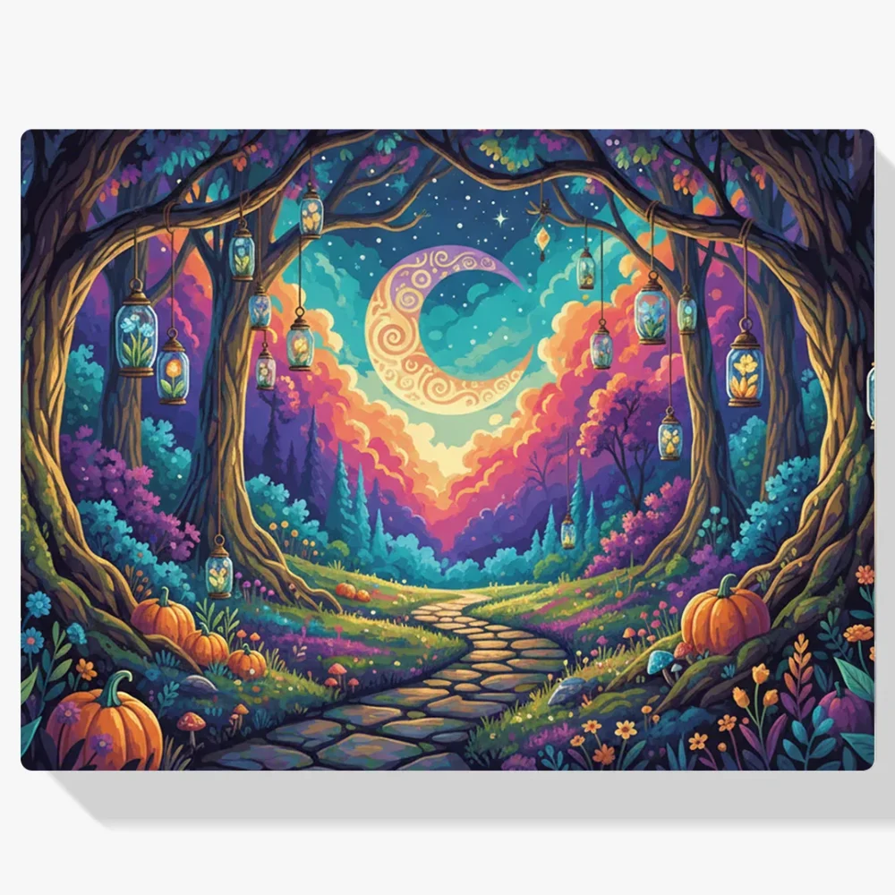 Pintura Diamante - Sendero del bosque encantado