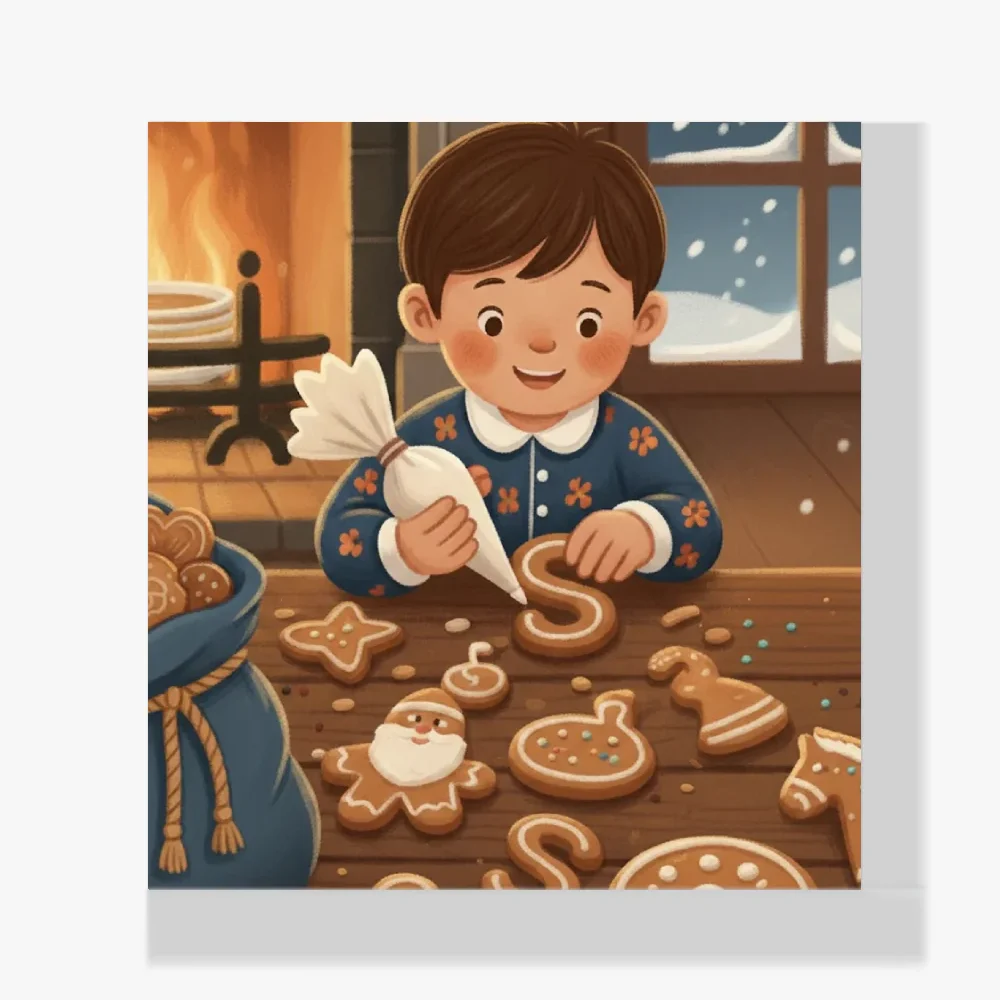 Mini Pintura Diamante - Alegría del pan de jengibre