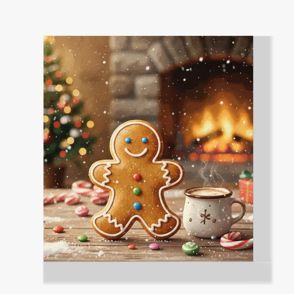 Mini Pintura Diamante - Pequeña galleta de jengibre