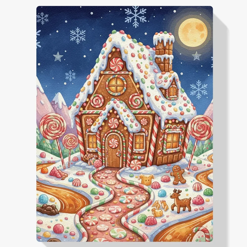 Pintura Diamante - Maravilla de la Casa de Jengibre